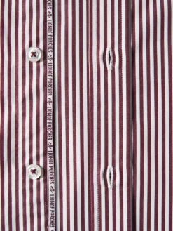 Camisa slim fit de algodão às riscas|LION OF PORCHES Best