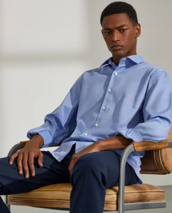 Camisa slim fit de algodão|LION OF PORCHES Online