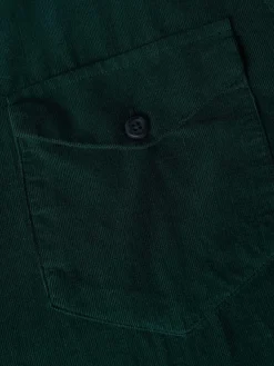 Camisa slim fit de bombazine em cor lisa|LION OF PORCHES Best Sale