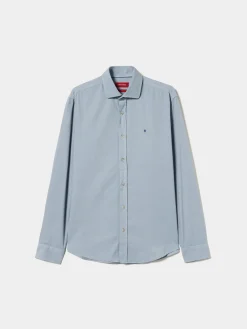 Camisa slim fit de bombazine|LION OF PORCHES Best