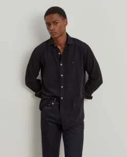 Camisa slim fit de bombazine|LION OF PORCHES Hot