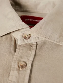 Camisa slim fit de manga curta|LION OF PORCHES Online