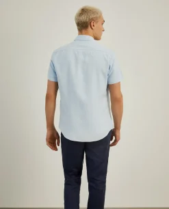 Camisa slim fit de manga curta|LION OF PORCHES Sale