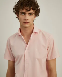 Camisa slim fit de manga curta|LION OF PORCHES Clearance