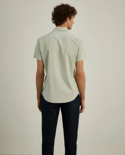 Camisa slim fit de manga curta|LION OF PORCHES Online
