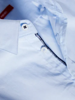 Camisa slim fit de popelina|LION OF PORCHES Store