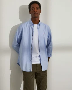 Camisa slim fit em algodão|LION OF PORCHES Discount