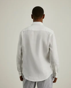 Camisa slim fit em linho garment dye|LION OF PORCHES Online