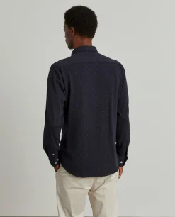 Camisa slim fit em malha piquê com padrão|LION OF PORCHES Clearance