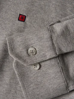Camisa slim fit em malha piqué|LION OF PORCHES Cheap