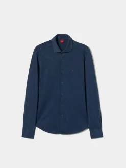 Camisa slim fit em malha piquê|LION OF PORCHES Cheap