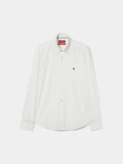 Camisa slim fit em popelina|LION OF PORCHES Best