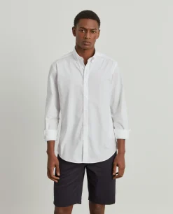 Camisa slim fit em popelina|LION OF PORCHES Discount