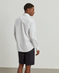 Camisa slim fit em popelina|LION OF PORCHES Discount