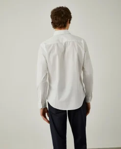 Camisa slim fit em popelina|LION OF PORCHES Store