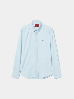 Camisa slim fit em sarja|LION OF PORCHES Discount