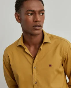 Camisa slim fit em sarjinha|LION OF PORCHES Cheap