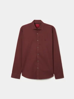 Camisa slim fit em sarjinha|LION OF PORCHES Flash Sale
