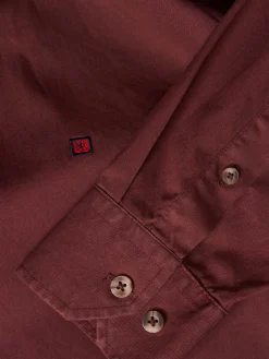 Camisa slim fit em sarjinha|LION OF PORCHES Flash Sale