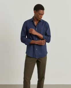 Camisa slim fit em sarjinha|LION OF PORCHES Cheap