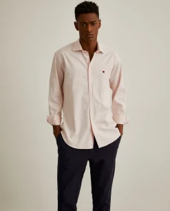 Camisa slim fit em tecido oxford|LION OF PORCHES Cheap