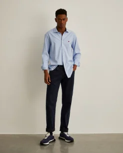 Camisa slim fit em tecido oxford|LION OF PORCHES Sale