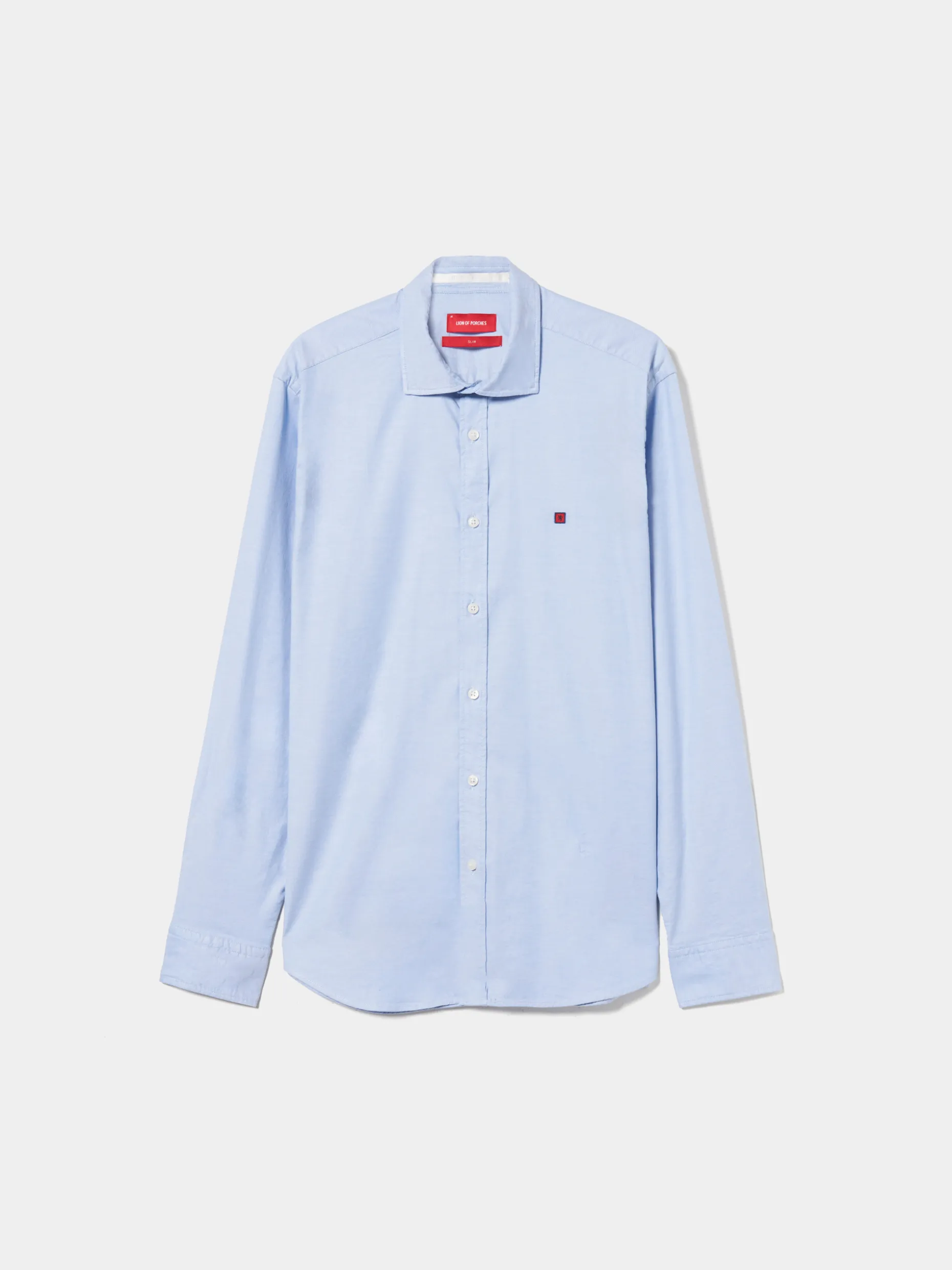 Camisa slim fit em tecido oxford|LION OF PORCHES Sale