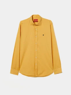 Camisa slim fit em tecido popelina|LION OF PORCHES Discount