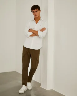 Camisa slim fit em tecido oxford|LION OF PORCHES Best