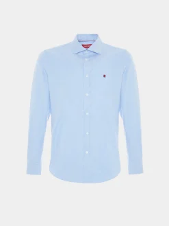 Camisa Slim Fit em tecido oxford|LION OF PORCHES Best Sale