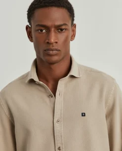 Camisa slim fit garment dye|LION OF PORCHES Fashion