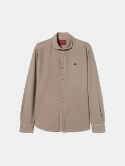 Camisa slim fit garment dye|LION OF PORCHES Fashion