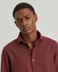 Camisa slim fit garment dye|LION OF PORCHES Online