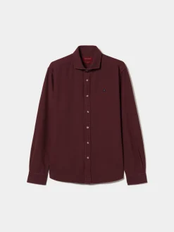 Camisa slim fit garment dye|LION OF PORCHES Online