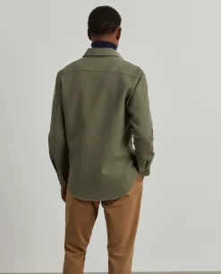 Camisa slim fit garment dye|LION OF PORCHES Online