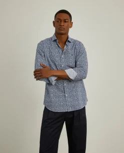Camisa slim fit padrão floral|LION OF PORCHES Sale