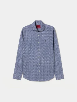 Camisa slim fit padrão floral|LION OF PORCHES Sale