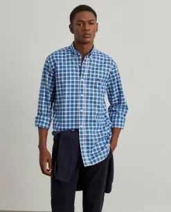 Camisa slim fit quadrados|LION OF PORCHES Flash Sale