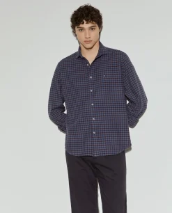 Camisa slim fit quadrados|LION OF PORCHES New