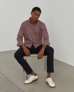 Camisa slim fit quadrados|LION OF PORCHES Fashion