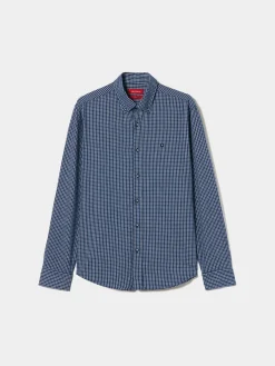 Camisa slim fit quadrados|LION OF PORCHES Cheap
