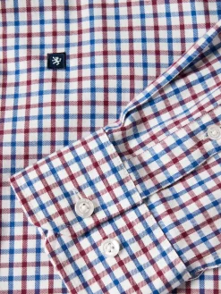 Camisa slim fit quadrados|LION OF PORCHES Shop