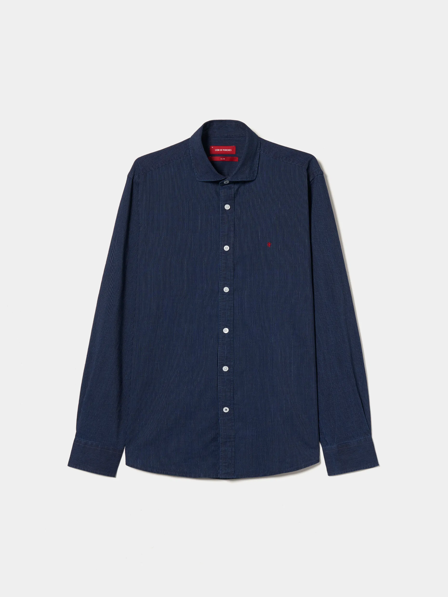 Camisa slim fit às riscas|LION OF PORCHES Flash Sale