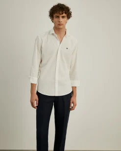 Camisa slim fit seersucker|LION OF PORCHES Cheap