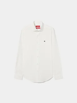 Camisa slim fit seersucker|LION OF PORCHES Cheap