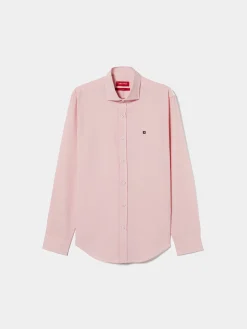 Camisa slim fit seersucker|LION OF PORCHES Best Sale