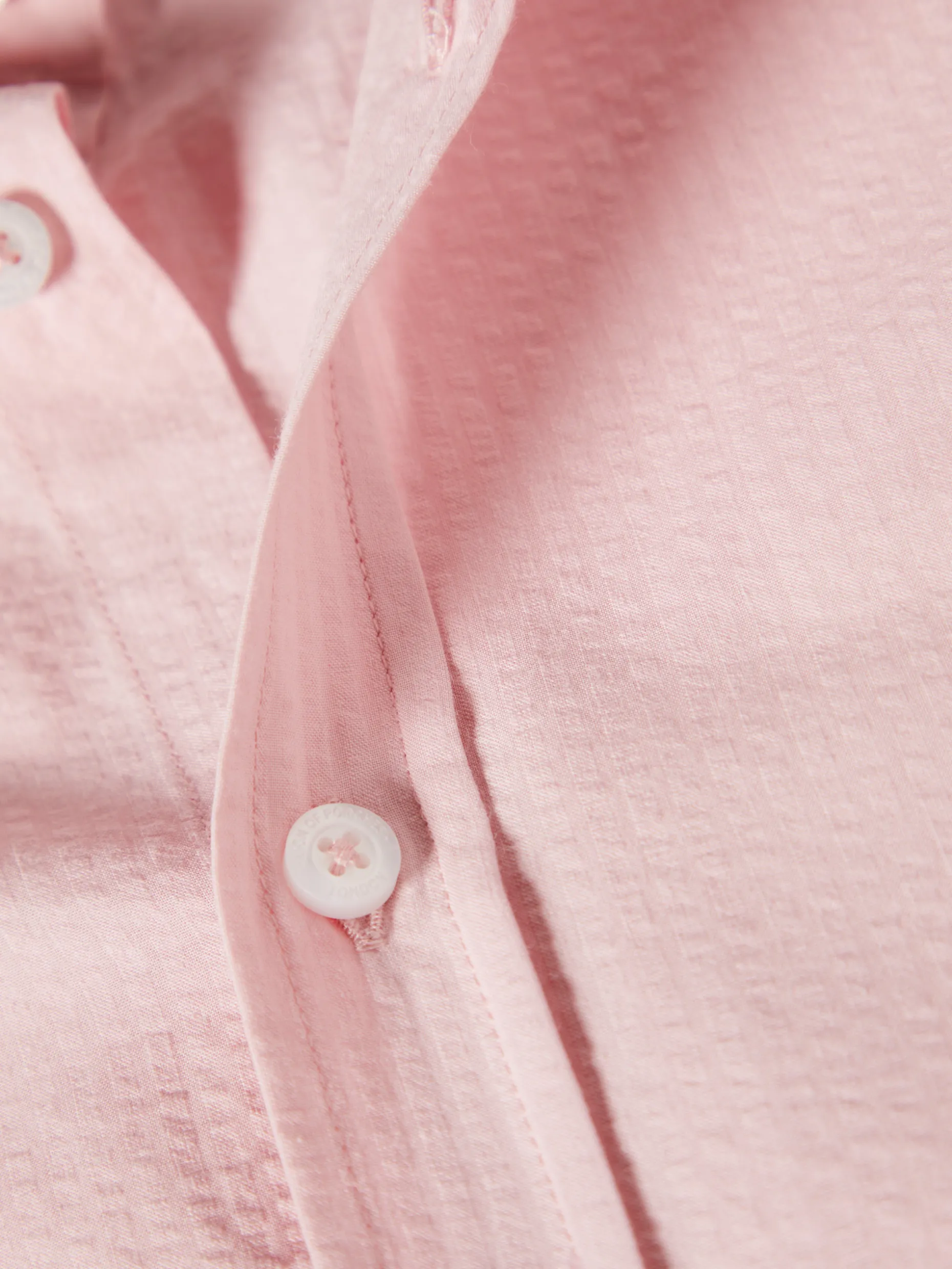 Camisa slim fit seersucker|LION OF PORCHES Best Sale