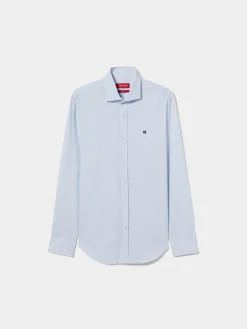 Camisa slim fit seersucker|LION OF PORCHES Online