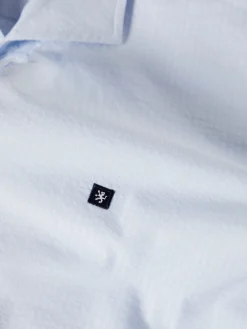 Camisa slim fit seersucker|LION OF PORCHES Online