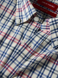 Camisa xadrez regular fit|LION OF PORCHES Online